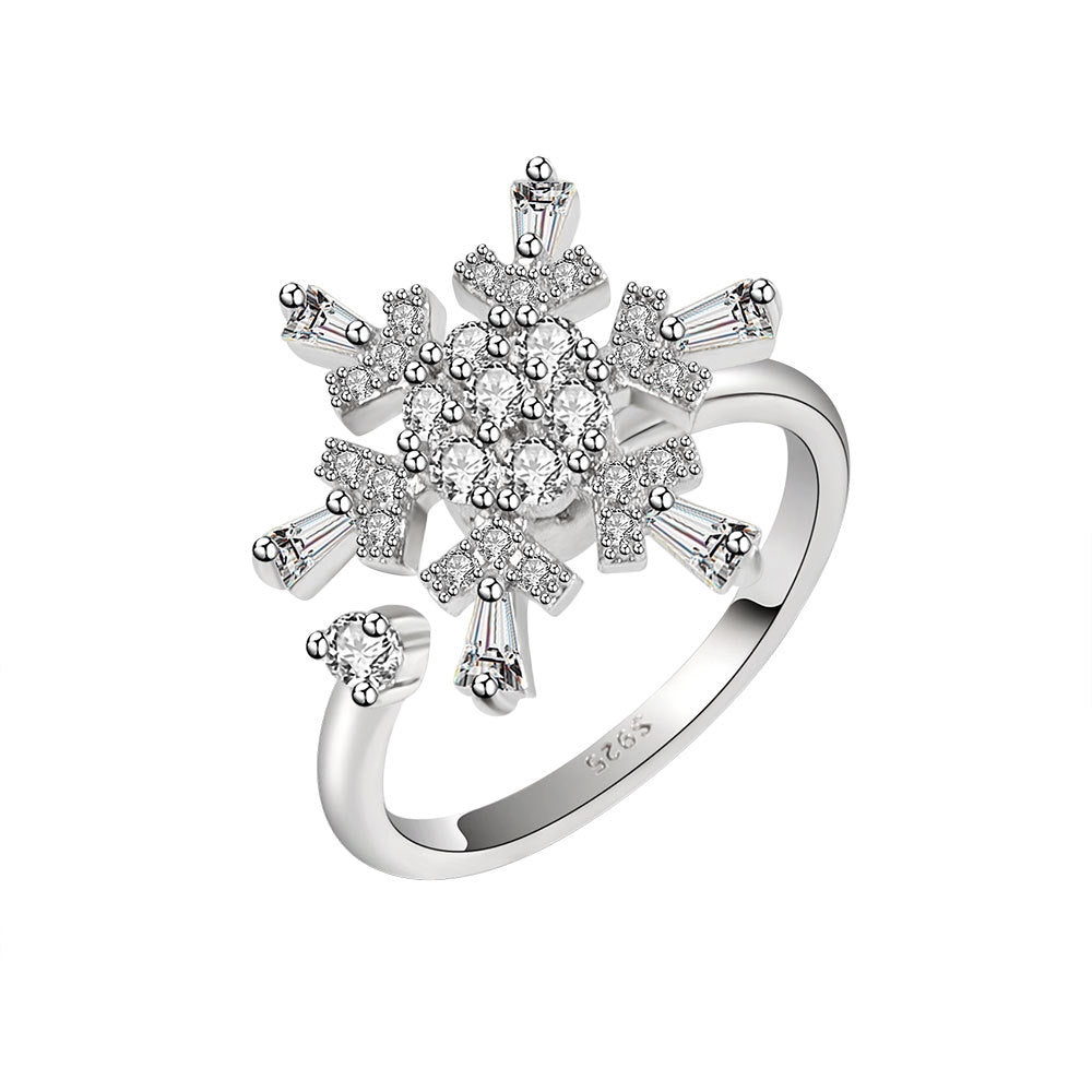 Rotatable Decompression Anxiety Lady Ring